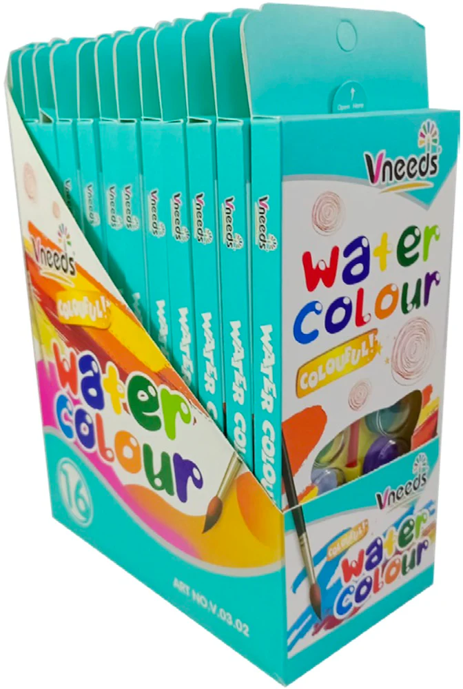 Acuarelas en Plástico c/Pincel Colores Est.c/16 D'novac® ACC001Z-V0302 [Estuche] - Image 2