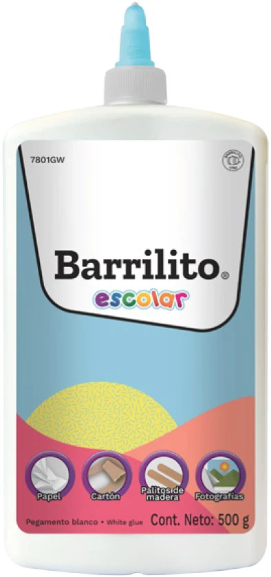 Adhesivo  Blanco  Escolar Barrilito® [Pieza] - Image 3