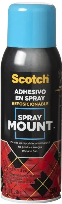 Adhesivo en Aerosol/Spray Spraymount Reposicionable 290g 3M® 70-0050-8838-3 [Aerosol]