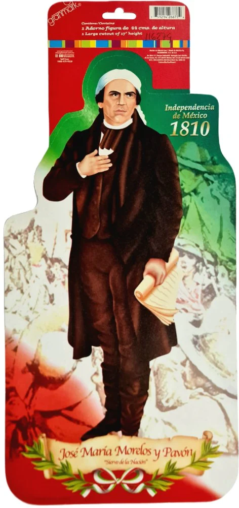 Adorno Fiestas Patrias José María Morelos 1810 Figur 44cm granmark® 6000 [Pieza] - Image 2