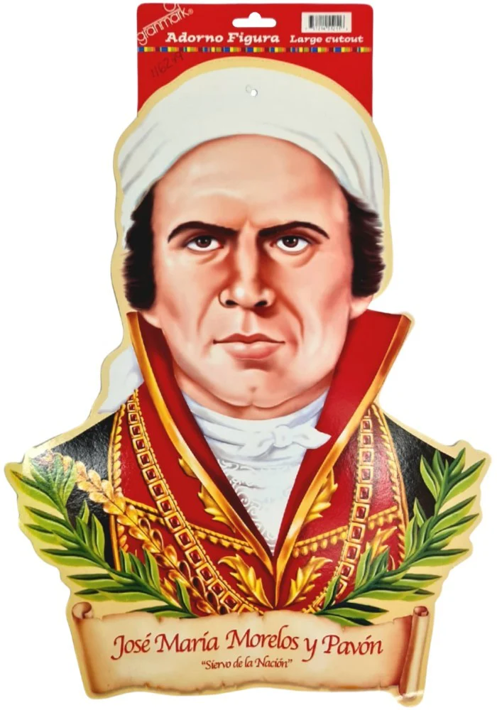 Adorno Fiestas Patrias José María Morelos yPavón Figur 46cm granmark® 6000-4 [Pieza]