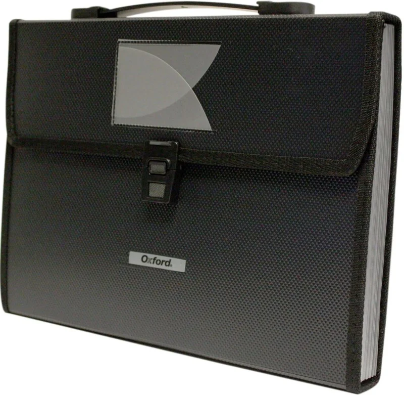 Archivero Expandible Broche/Manija 12 Division Negro Carta Oxford® F136 [Pieza] - Image 3