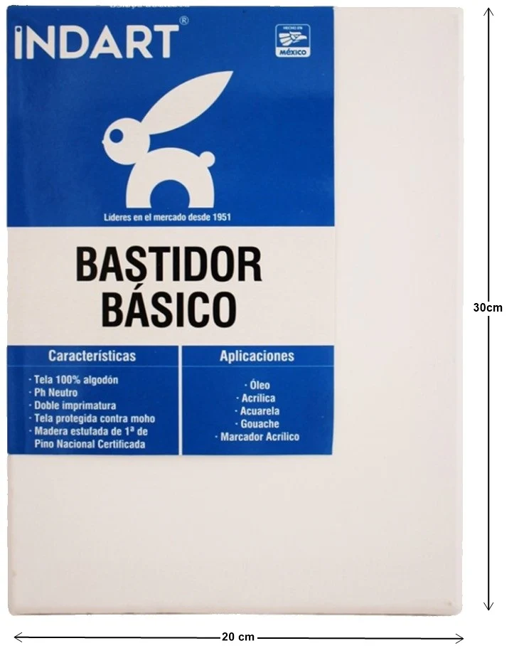 Bastidor Básico 15/16" de canto Tela Delgada INDART® [Pieza] - Image 2