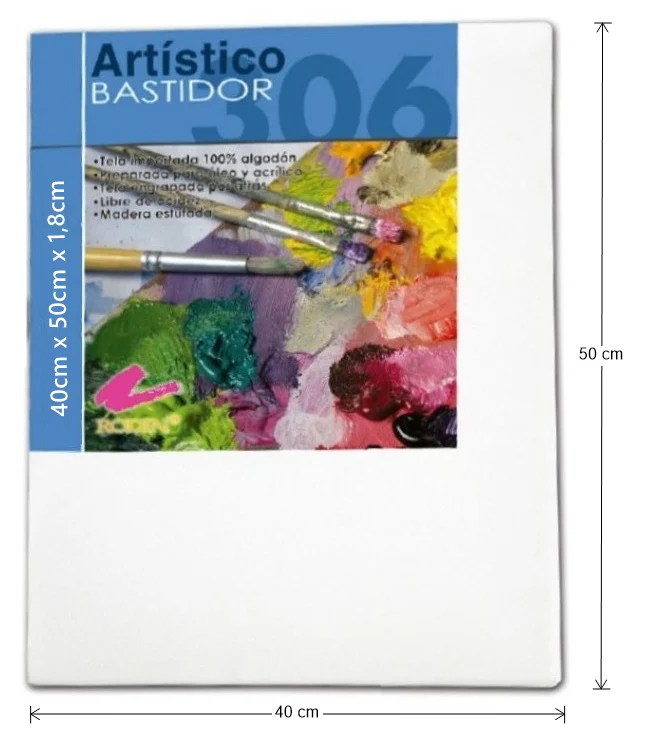 Bastidor Estándar T-306 1.8cm de canto 40×50cm Rodin® [Pieza]