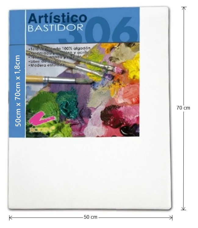 Bastidor Estándar T-306 1.8cm de canto 50×70cm Rodin® [Pieza]