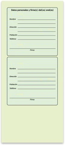 Block Letras de Cambio con endoso al reverso 50 hojas 21.5×9cm Printaform® B-8605 [Pieza] - Image 2