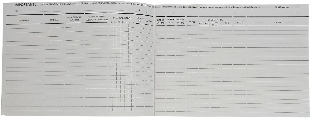 Block Lista de Raya r 30 hojas 23×17cm interlib® 30-S [Pieza] - Image 2