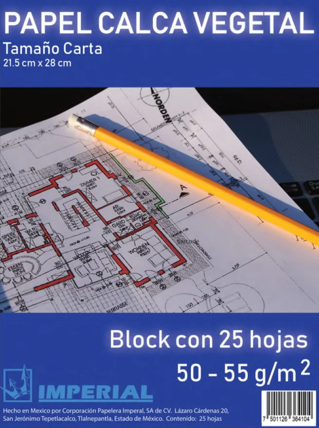 Block p/Arte Vegetal 25 hojas  Carta Imperial® [Pieza] - Image 4