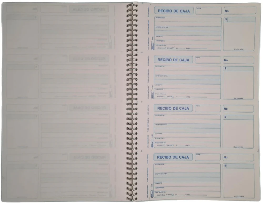 Block Recibos de Caja c/200 C Triplicado 20×34cm Printaform® B-6105 [Pieza]