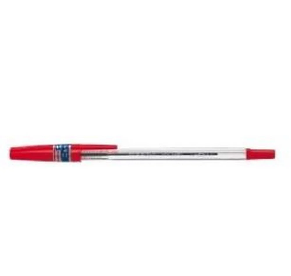 Bolígrafo c/Tapa med N-5200 Transparente Rojo Medio Zebra® 7402 [Pieza]