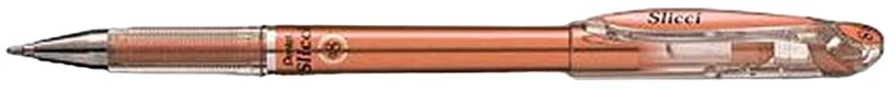 Bolígrafo Gel c/Tapa Slicci Metálico Bronce 0.8mm Pentel® BG208MEX [Pieza]