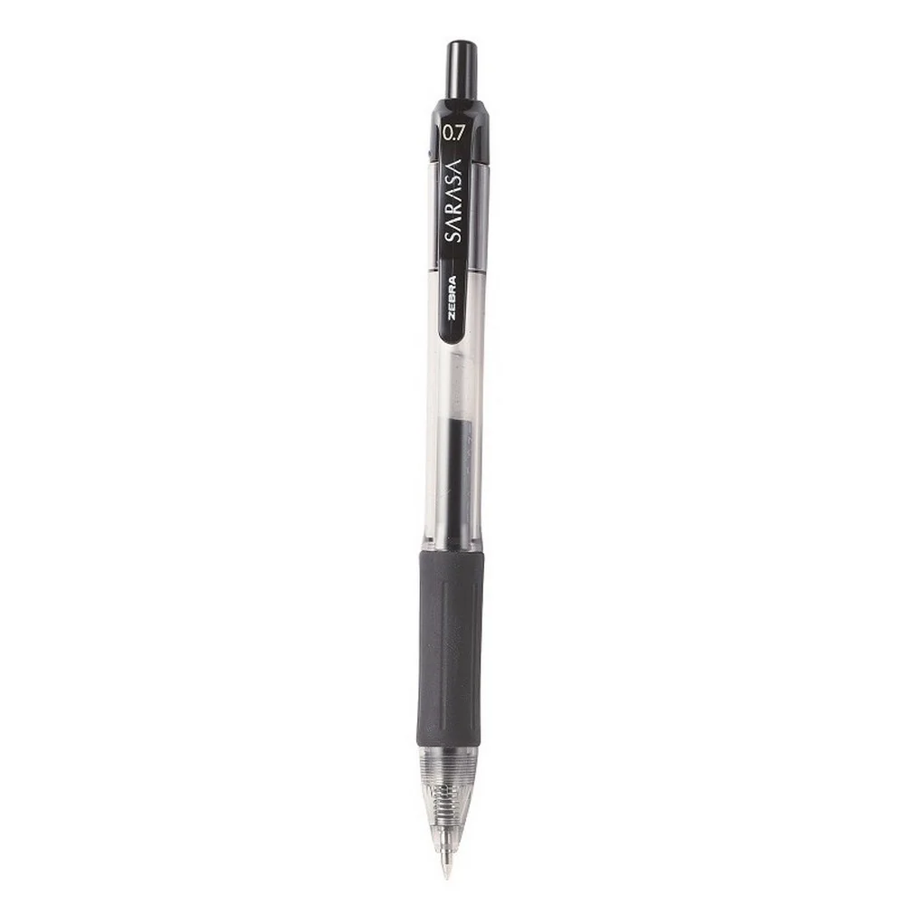 Bolígrafo Retráctil Gel Sarasa Negro Medio .7mm Zebra® 8800 [Pieza]