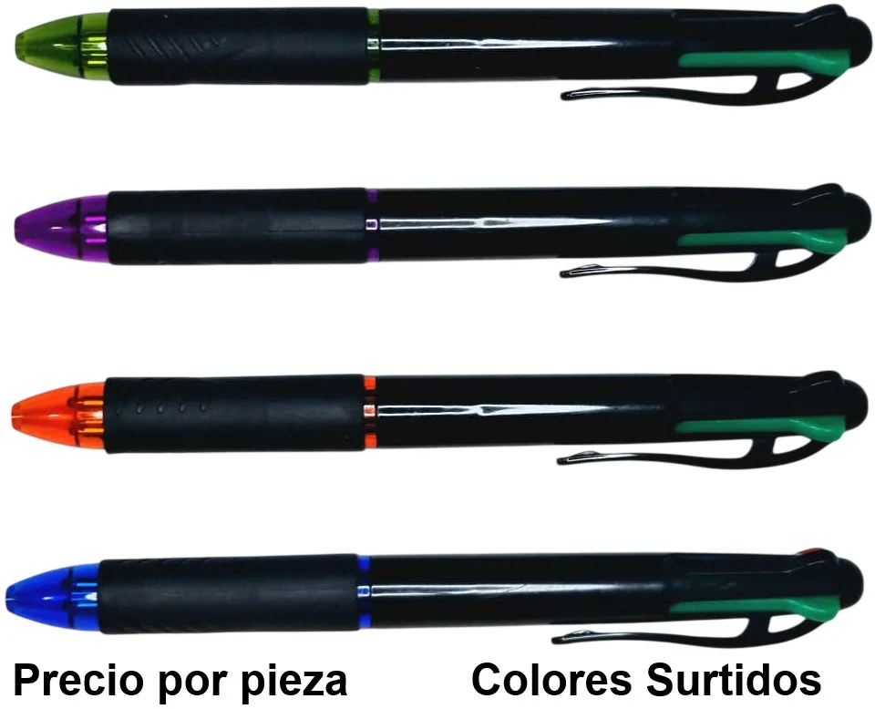 Bolígrafo Retráctil QU4TRO grip 4 Colores BAILE® BL-190 [Pieza] - Image 3
