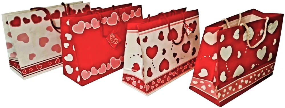 Bolsa Regalo San Valentín 23×33+12 Alca Impre [Pieza]