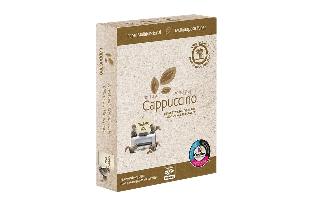 Bond Cartulina Cappuccino 41kg 37kg 50kg 140kg  Cappuccino Natural Bond Paper c/500 Copamex® [Hoja/Resma] - Image 5