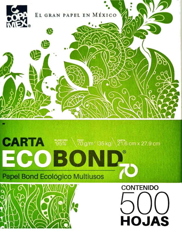 Bond Ecobond-70 paquete c/500 35kg Blanco 95% Carta 70g Copamex® [Resma] - Image 2