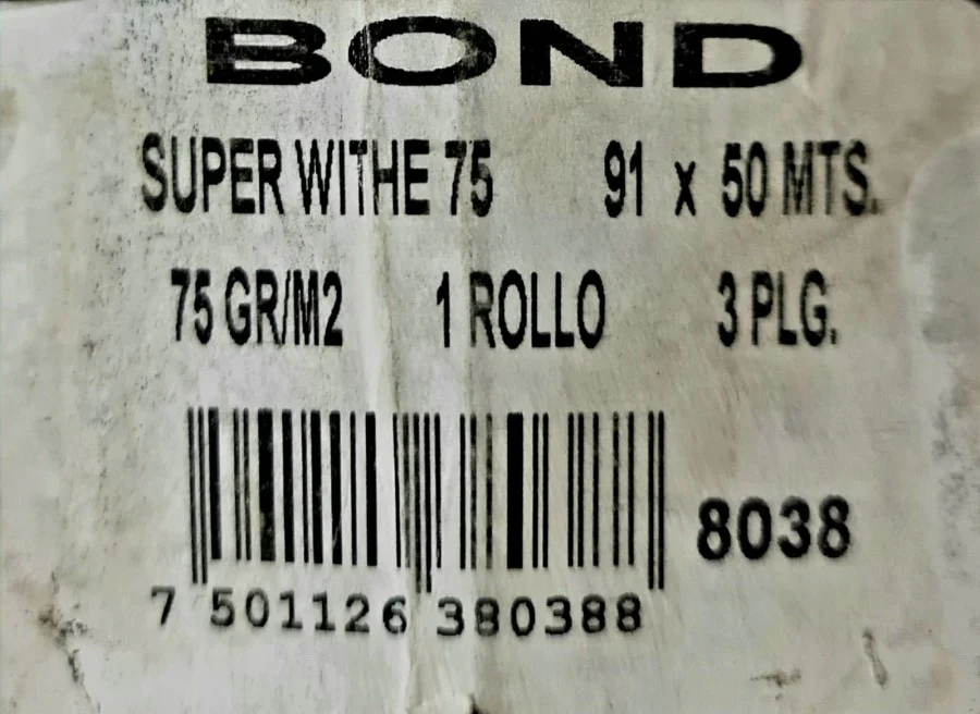 Bond Rollo p/Plotter Súper White 75 g/m² N/3" Blanco .91×50m Imperial® 8038 [Rollo]