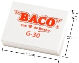Borrador  Blanco G-60 G-30 G-20 Baco® [Pieza] - Image 3