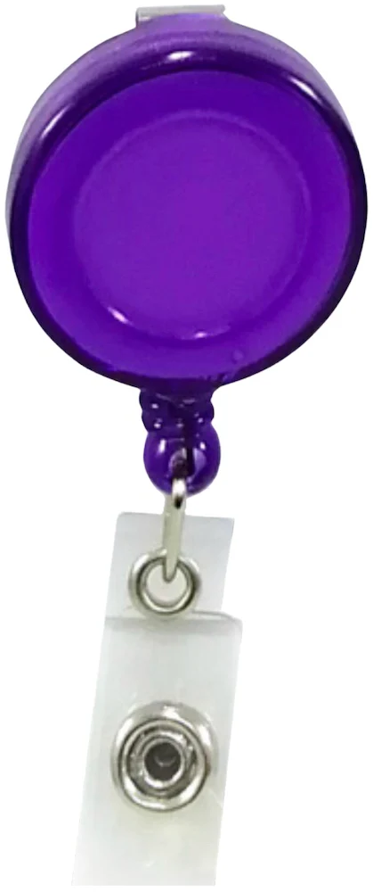 Broche p/Gafete Retráctil  60cm Clip tipo Yoyo trasnparen D'novac® [Pieza] - Image 2