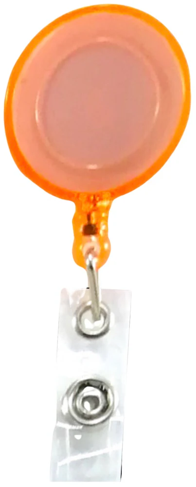 Broche p/Gafete Retráctil  60cm Clip tipo Yoyo trasnparen D'novac® [Pieza] - Image 3