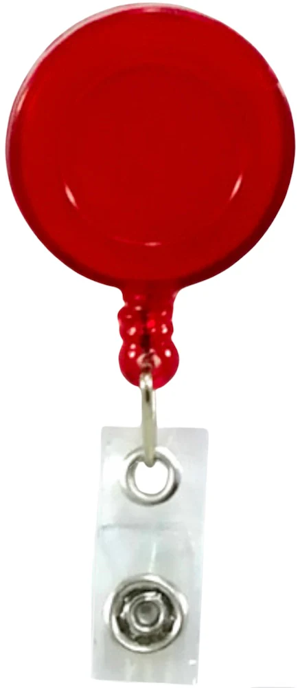 Broche p/Gafete Retráctil  60cm Clip tipo Yoyo trasnparen D'novac® [Pieza] - Image 4