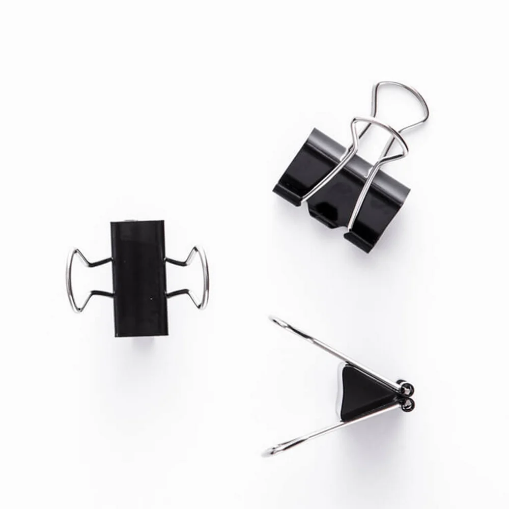 Broche Sujeta Papel  c/12  Negro Baco® [Caja] - Image 10