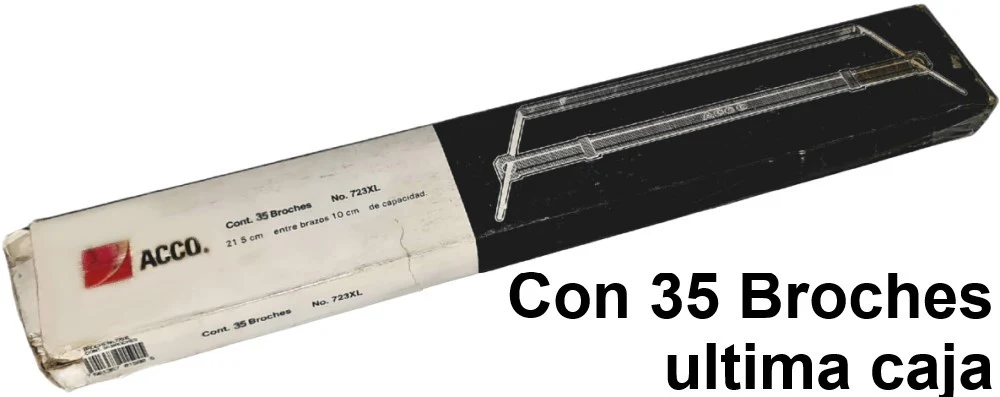 Broches p/Archivo  723xl ACCO® [Caja]
