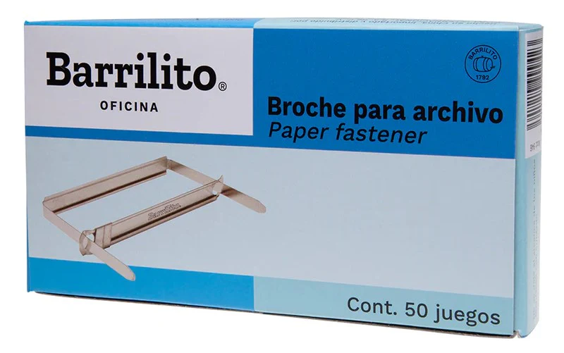 Broches p/Archivo  c/50 Barrilito® [Caja] - Image 2