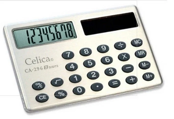 Calculadora Básica Bater. 8 Dígitos Celica® CA-296 [Pieza]