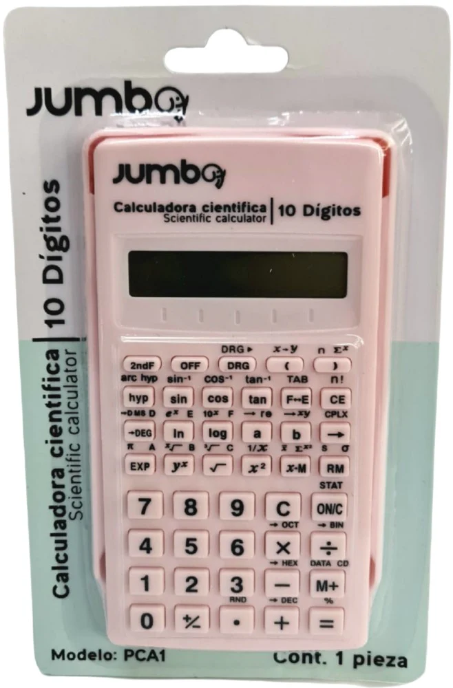 Calculadora Científica 56 Funciones 10 Dígitos Jumbo® PCA1 [Pieza] - Image 4