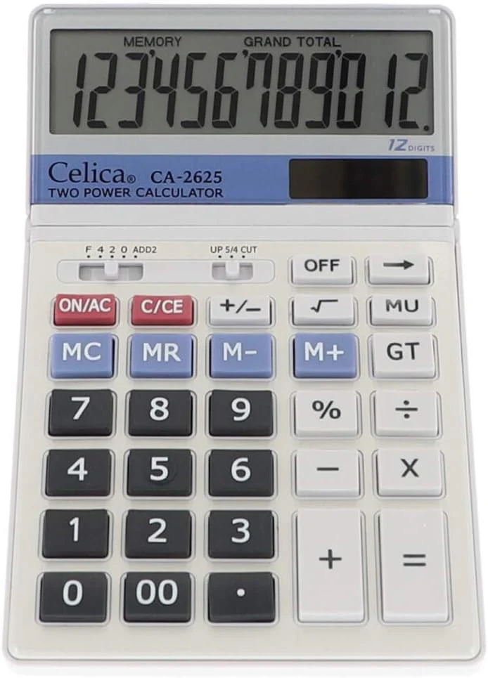 Calculadora Semi-Escritor 12 Dígitos Celica® CA-2625 [Pieza]