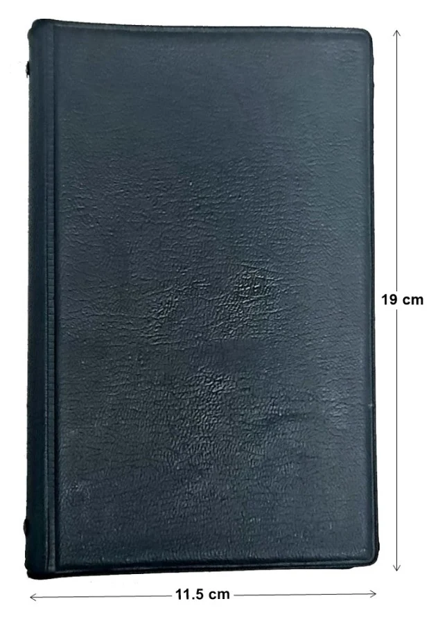 Carpeta 6 Argollas Vinil 1.7cm Negro 11.5×19cm AZOR® 80-351 [Pieza] - Image 2