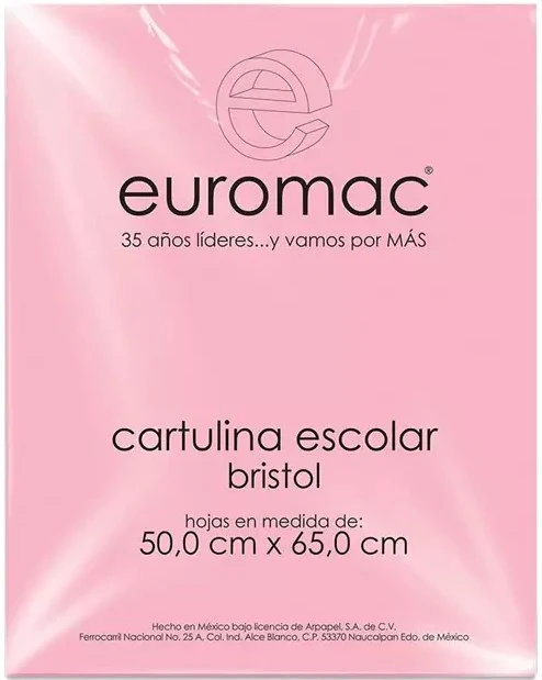 Cartulina Bristol  152g 50×65 50kg Escolar Euro euromac® [Hoja] - Image 4