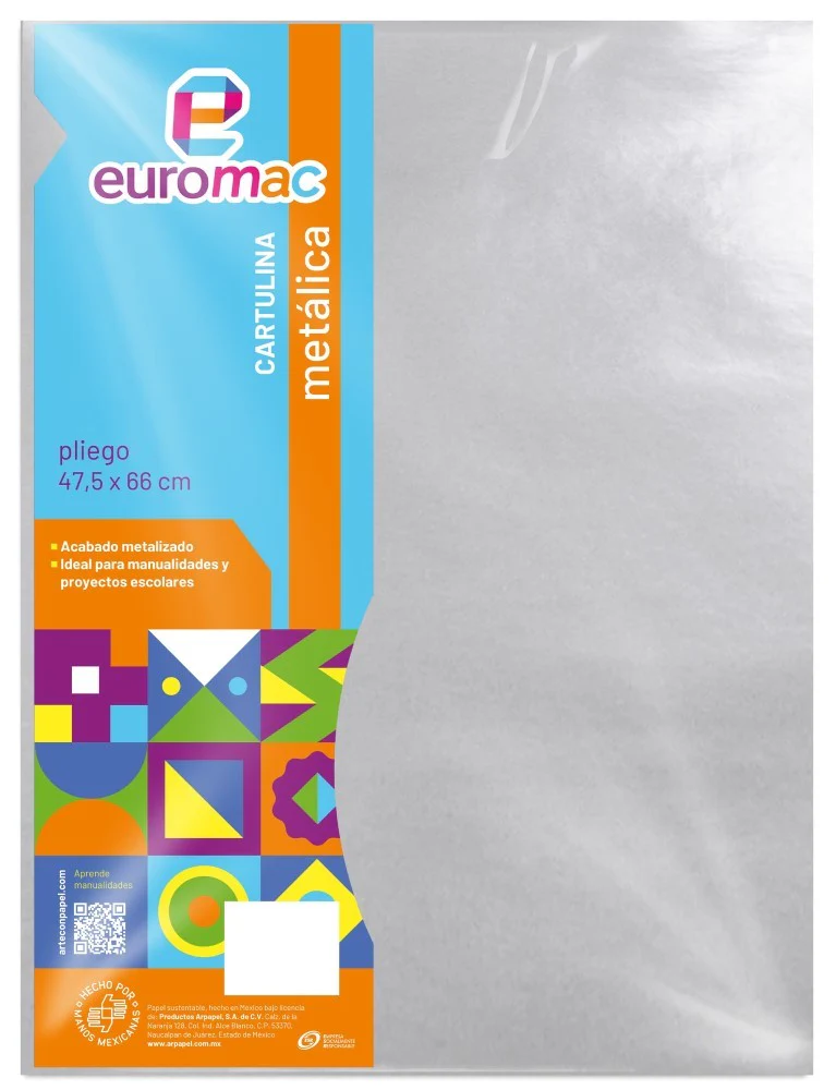 Cartulina Metálica  47.5×66cm  1/cara euromac® [Hoja] - Image 8