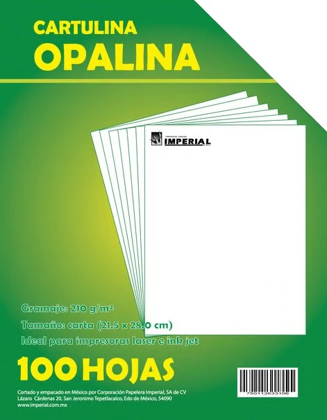 Cartulina Opalina 210g 225g Imperial® [Hoja/Cien hojas] - Image 5