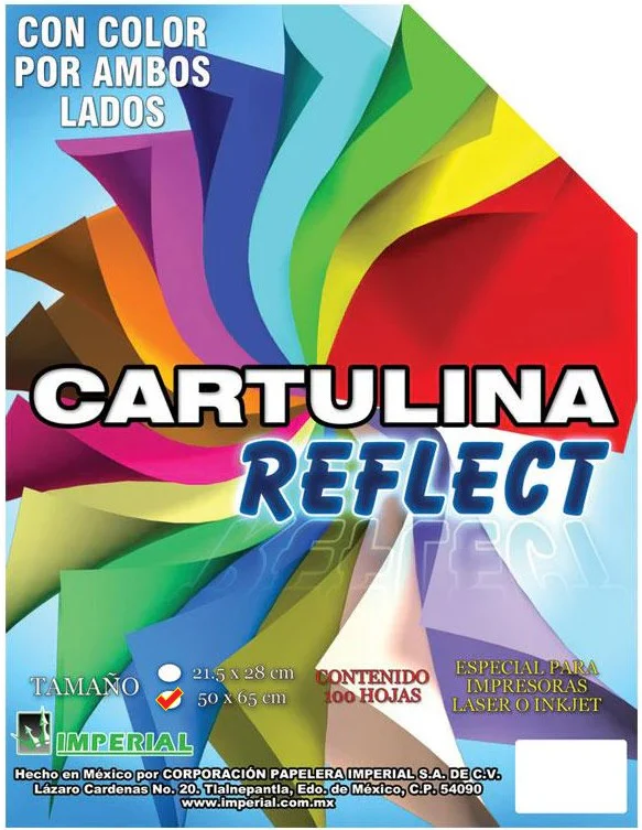 Cartulina Reflect  180g  50×65cm Imperial® [Hoja] - Image 2