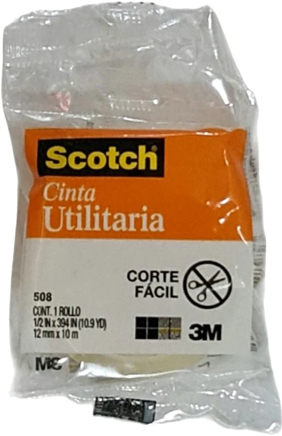 Cinta Adhesiva #508 Scotch® Transparente 12mm×10m 3M® 3MPCINAB033 [Pieza] - Image 3