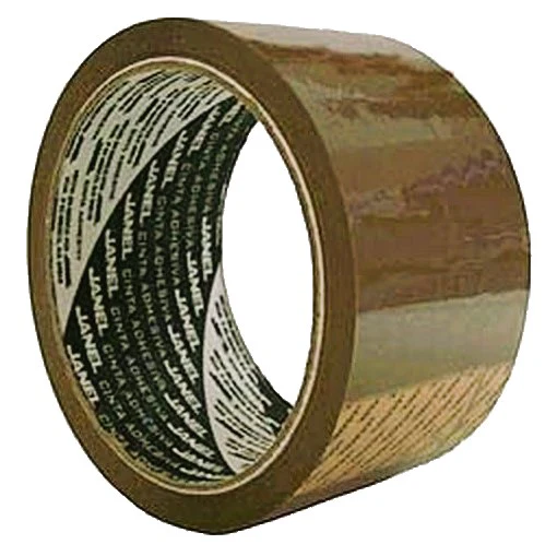 Cinta Adhesiva Empaque #066 Canela 48mm×50m Janel® [Rollo]
