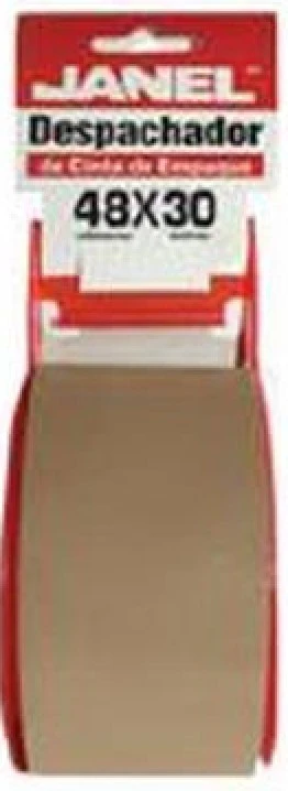 Cinta Adhesiva Empaque c/Despachador Canela 48mm×30m Janel® 4801564830100 [Pieza] - Image 2