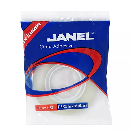 Cinta Adhesiva Empaque  Transparente  #255 Janel® [Pieza]