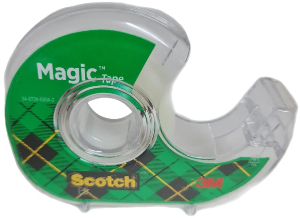 Cinta Adhesiva Invisible #810 Mágica c/Desp.Scotch Invisible 19mm×12.7m 3M® MT900175928 [Pieza]
