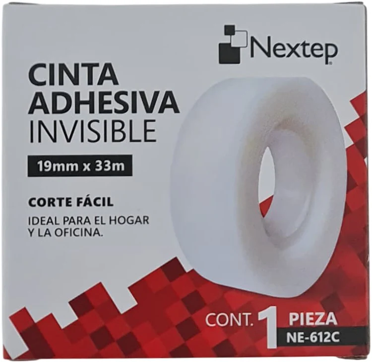 Cinta Adhesiva Invisible Invisible 19mm×33m Nextep® NE-612C [Pieza] - Image 3