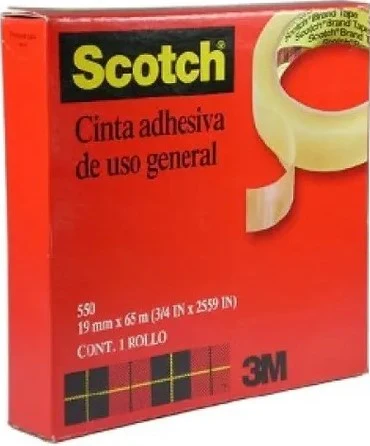 Cinta Adhesiva  Transparente #550 Scotch® 3M® [Pieza] - Image 6