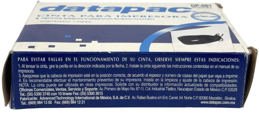 Cinta p/Impresora Epson ERC-03 L50 Púrpura Datapac® DP-081 [Pieza] - Image 6