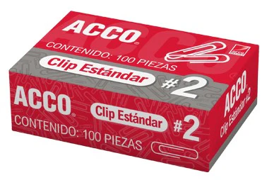 Clips  c/100 Standard Galvanizado ACCO® [Caja] - Image 2