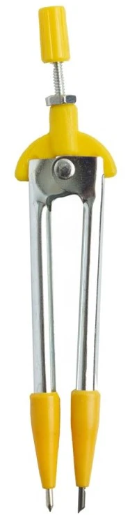 Compás Escolar Metalico Brazo Corto C-106 Galvanizado Baco® CM006 [Pieza]
