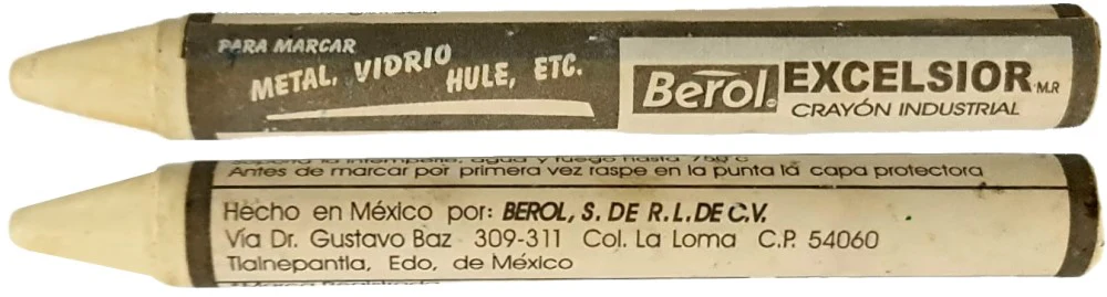 Crayón Industrial Excelsior Blanco Berol® [Pieza]