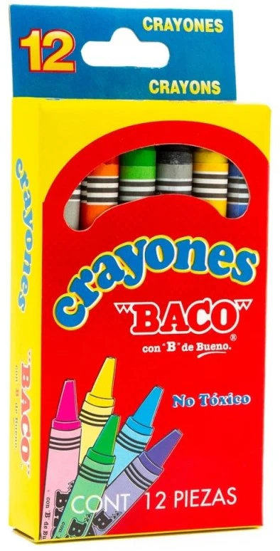 Crayón Jumbo Triangular  Colores Baco® [Estuche]