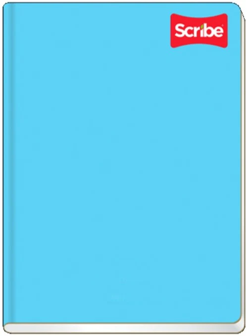 Cuaderno f/FrancesaCosido Cosido Clásico Semi Rigid 100 hojas Cuadro 7mm Scribe® 4513 [Pieza]