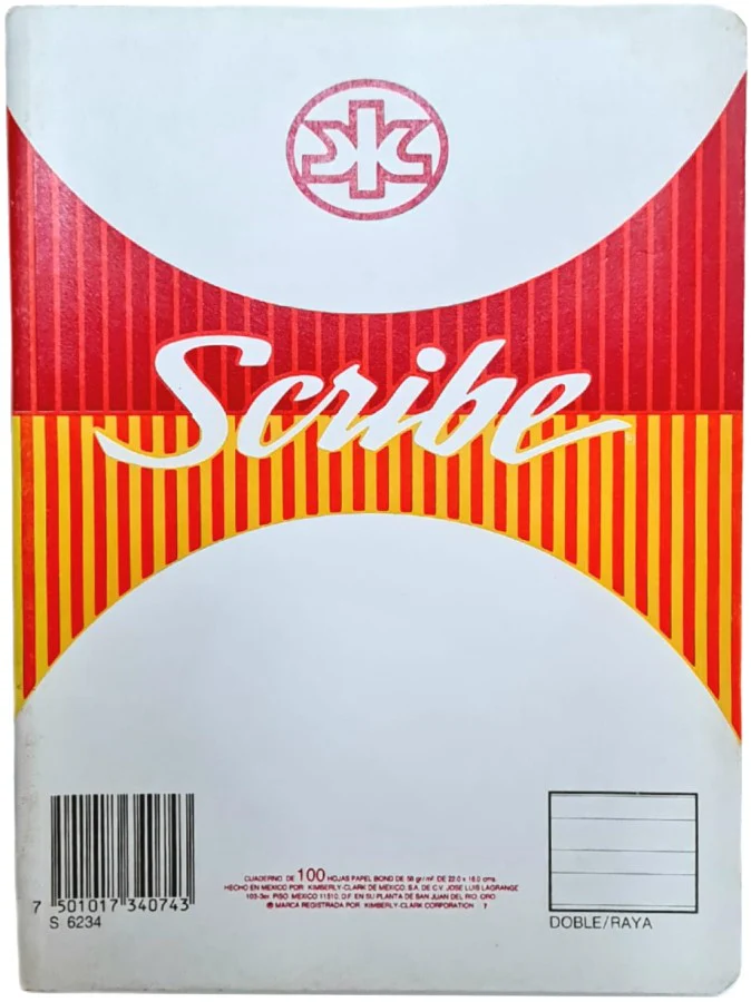 Cuaderno f/FrancesaEngrap 100 hojas  Engrapado Scribe® [Pieza] - Image 5